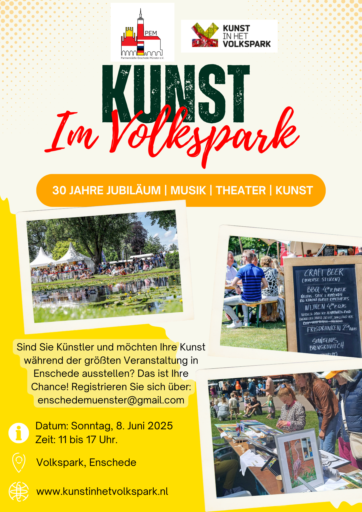 Kunst in het Volkspark/Kunst im Volkspark